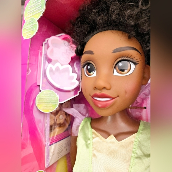Disney Princess Playdate Tiana Doll 32” Tall & Poseable with Baking Accessories - Picture 12 of 12